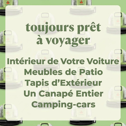 Nettoyeur de tapis et tissus portable sans fil