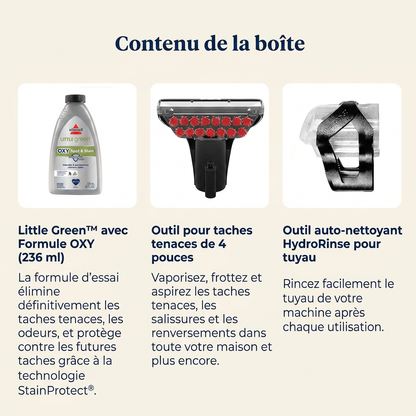 Nettoyeur de tapis et tissus portable sans fil