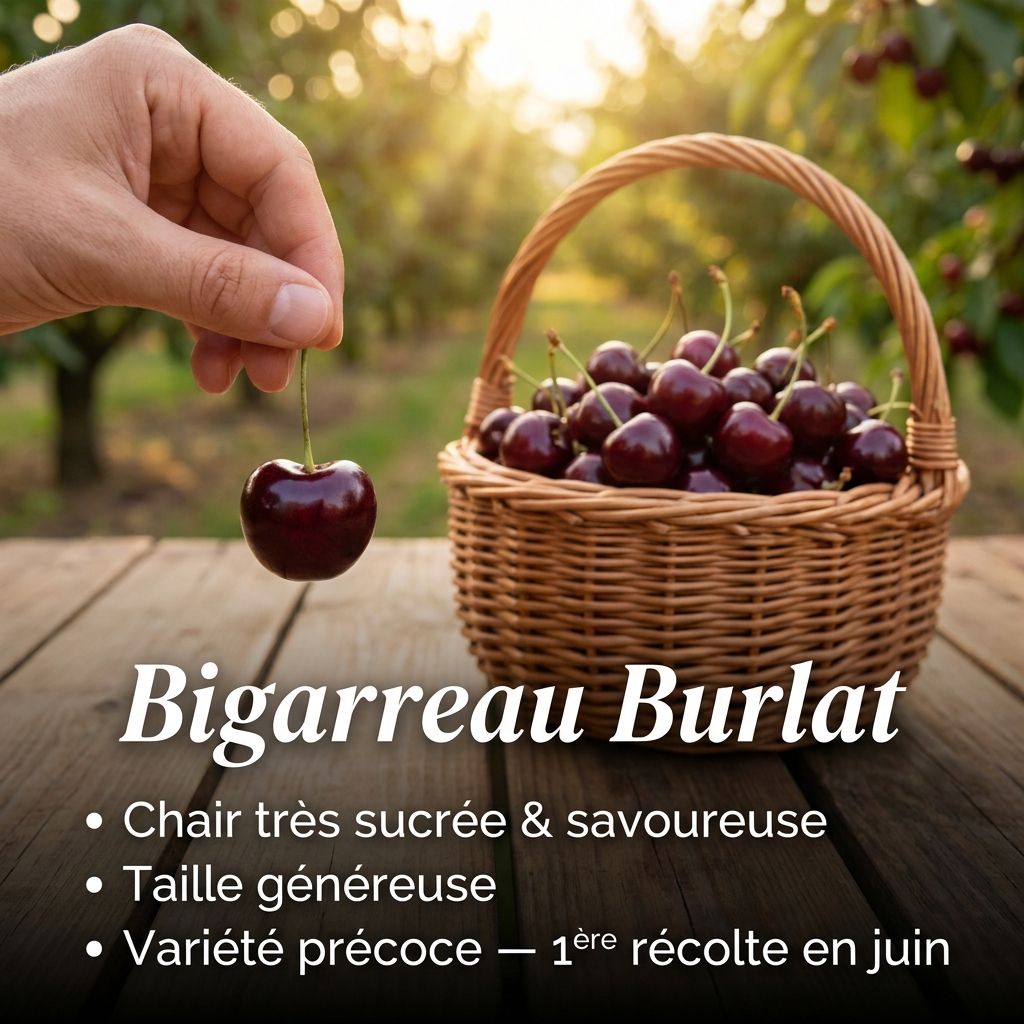 Cerisier Bigarreau Burlat - 4 Ans d'Âge